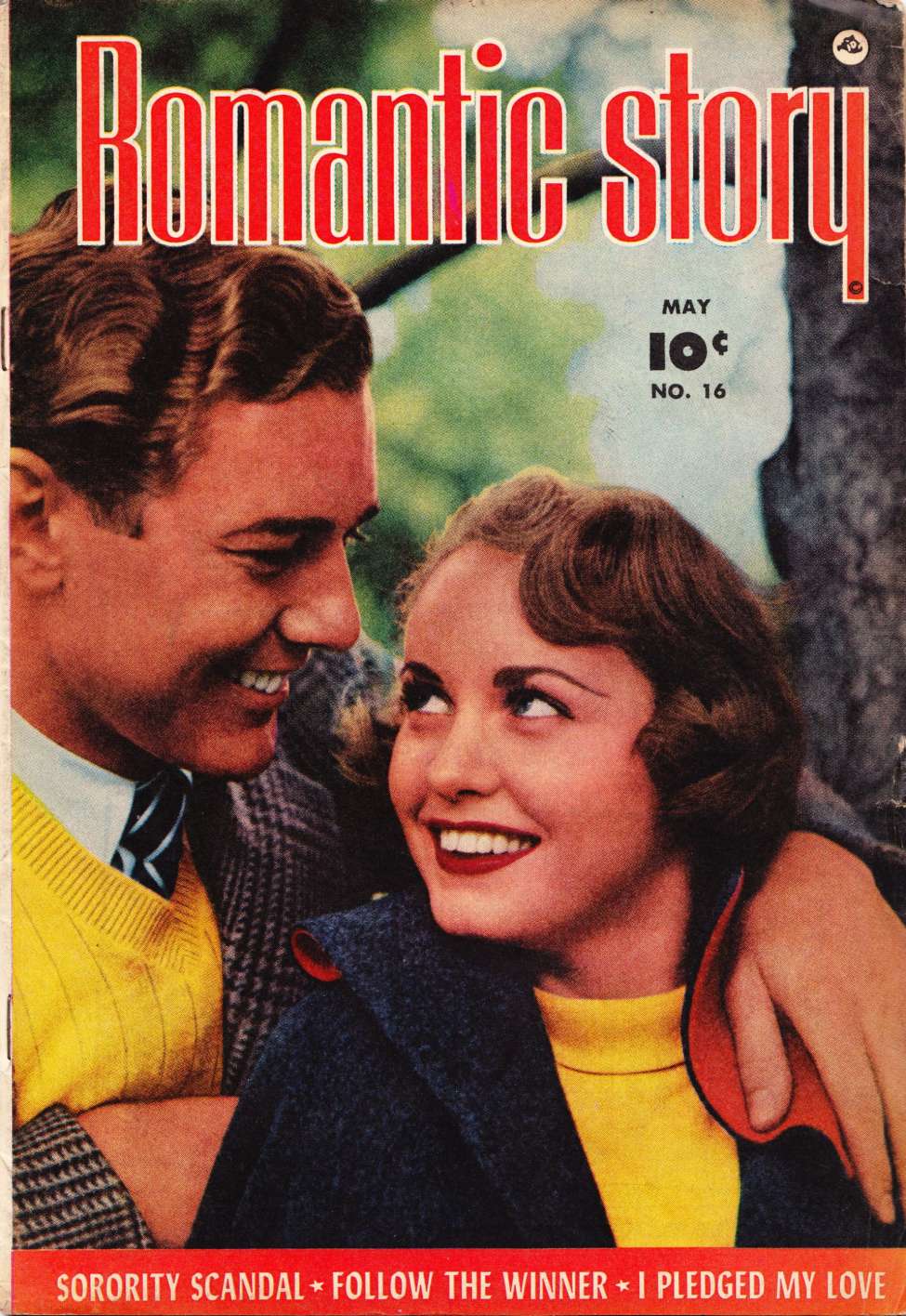 Comic Book Cover For Romantic Story 16