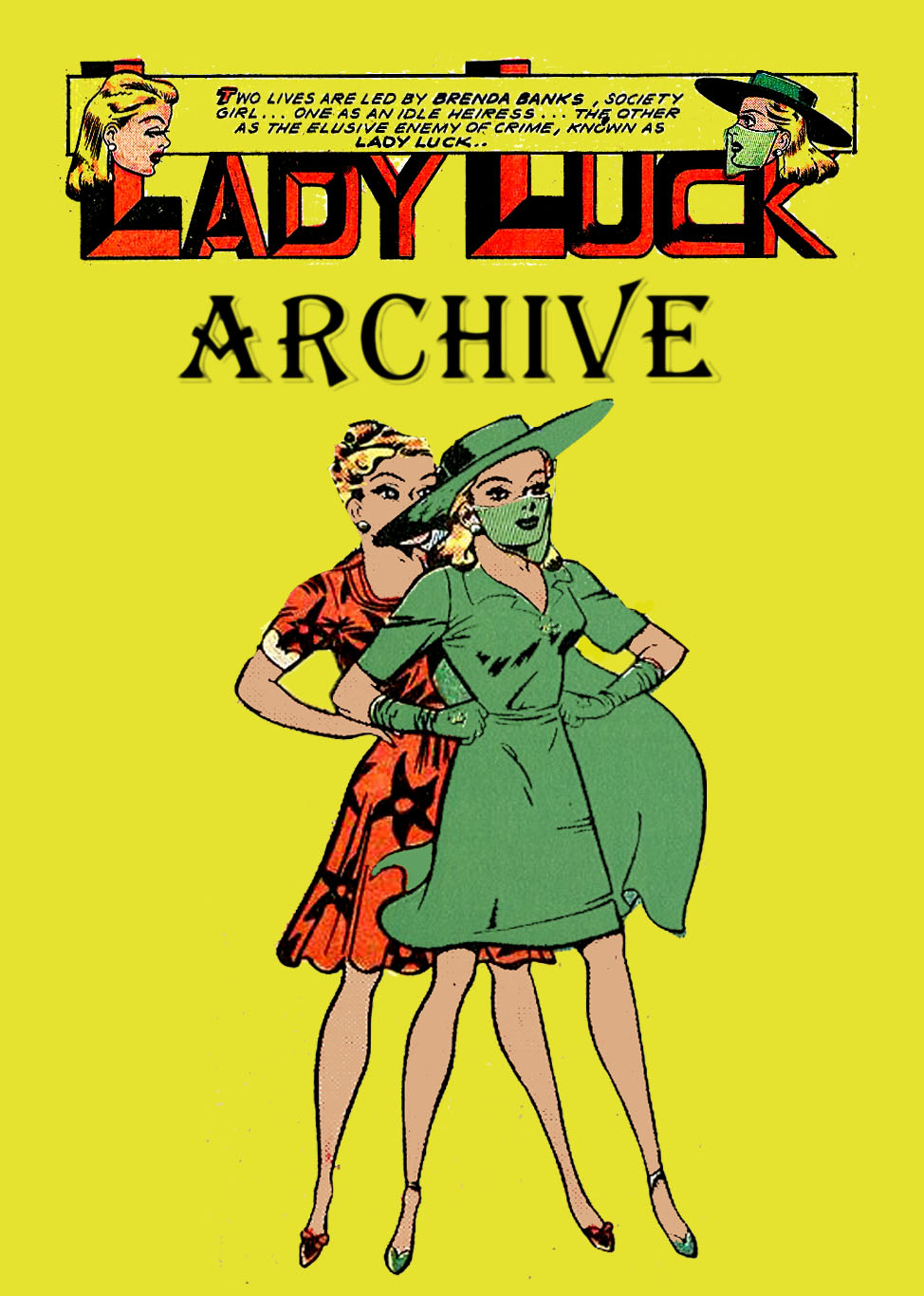 Comic Book Cover For Lady Luck Archive 1