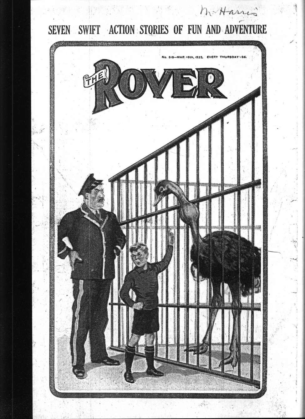 Book Cover For The Rover 518