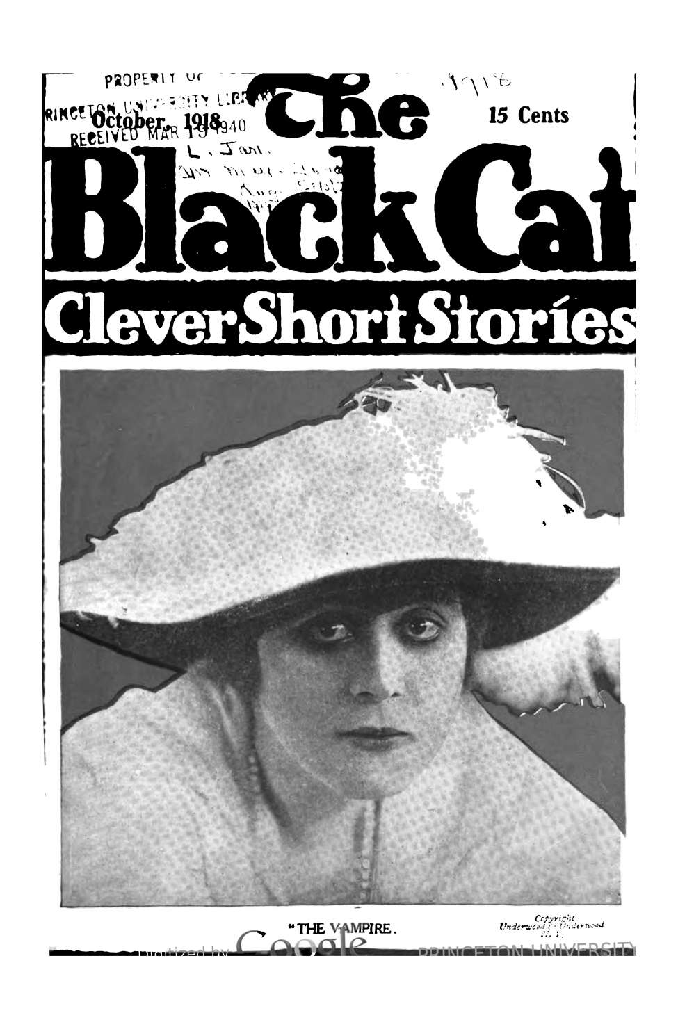 Book Cover For The Black Cat v24 1 - Tiger! Tiger! - George Gilbert