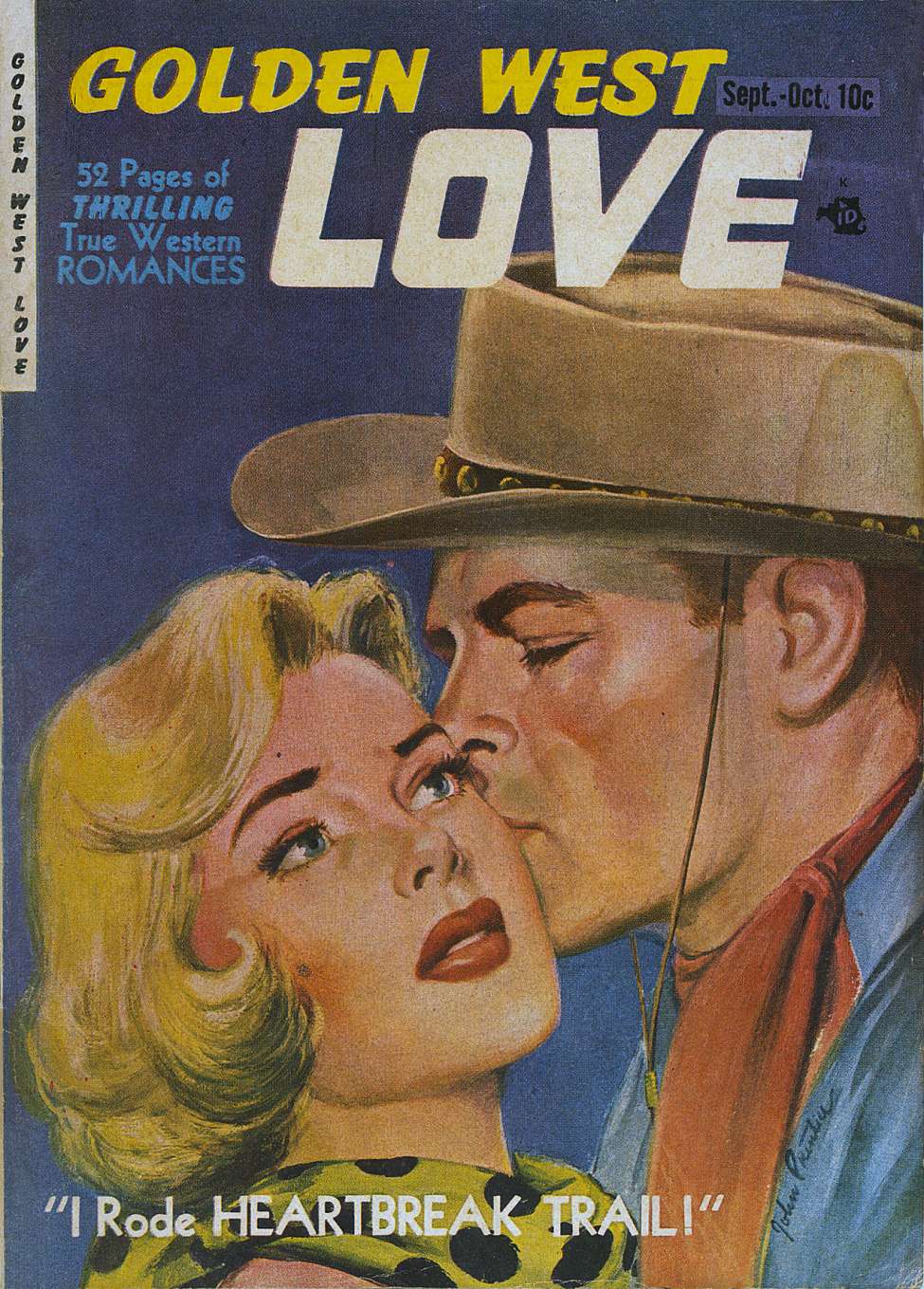 Comic Book Cover For Golden West Love 1