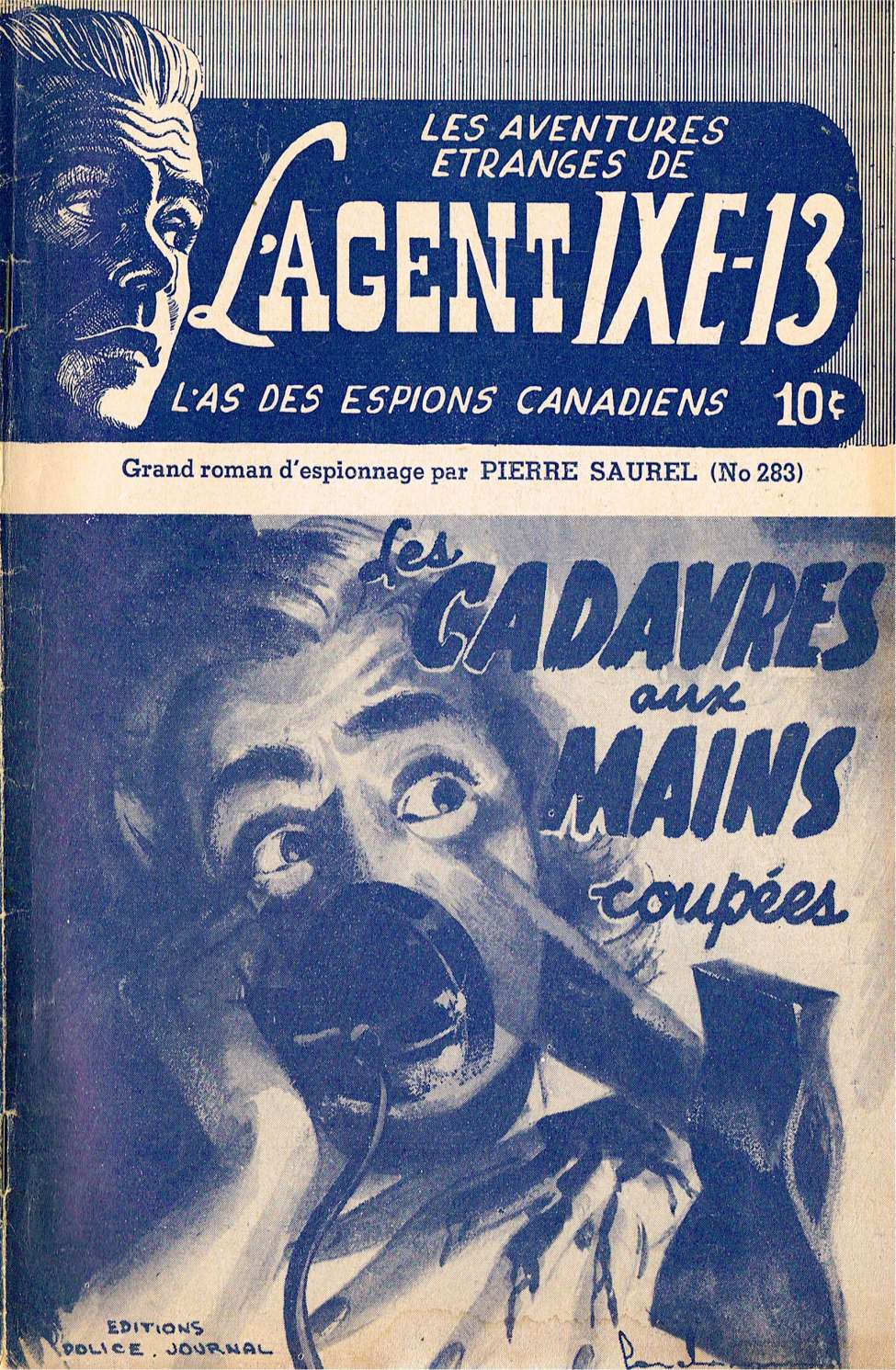 Book Cover For L'Agent IXE-13 v2 283 - Les cadavres aux mains coupées