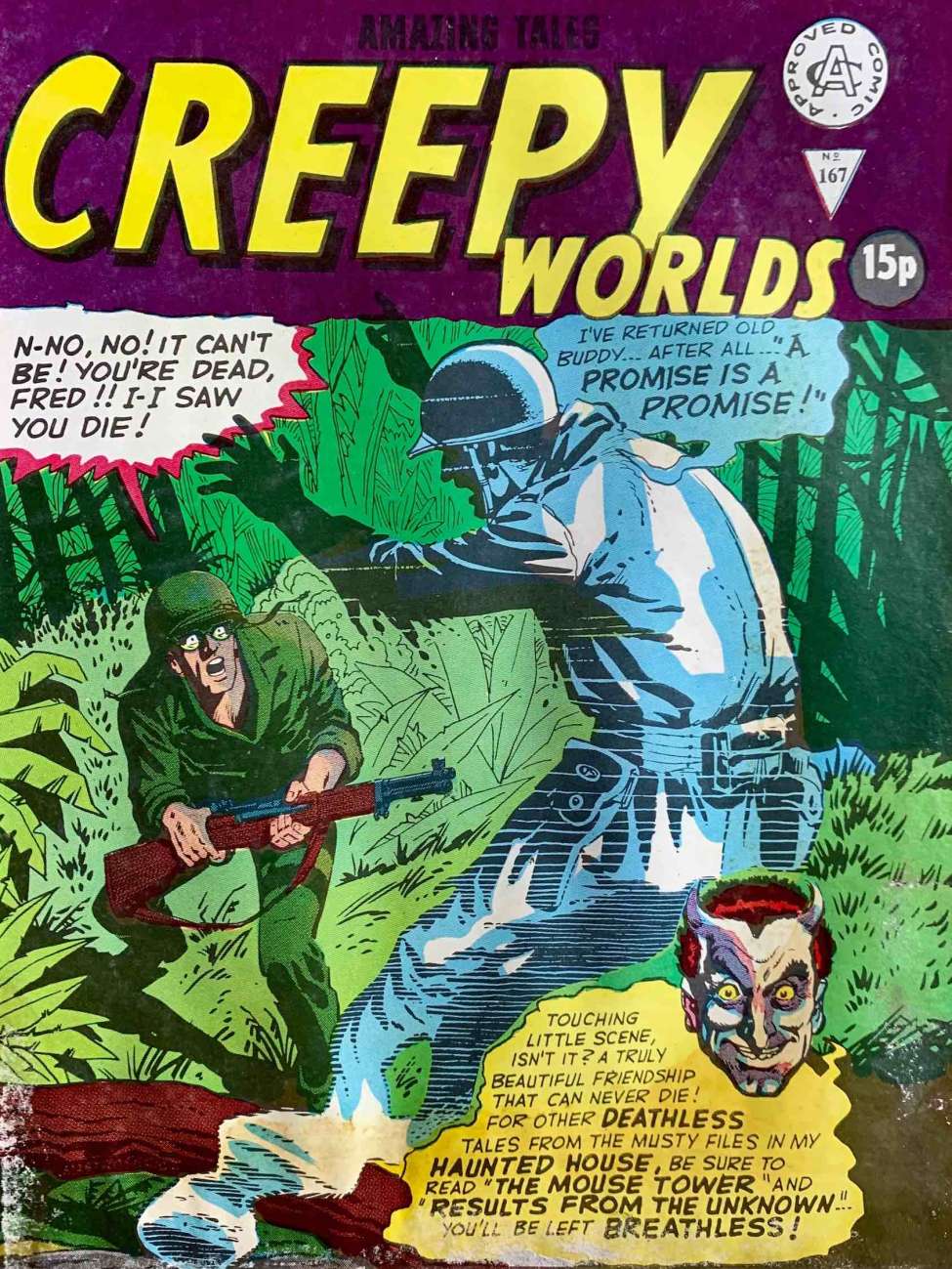 Book Cover For Creepy Worlds 167