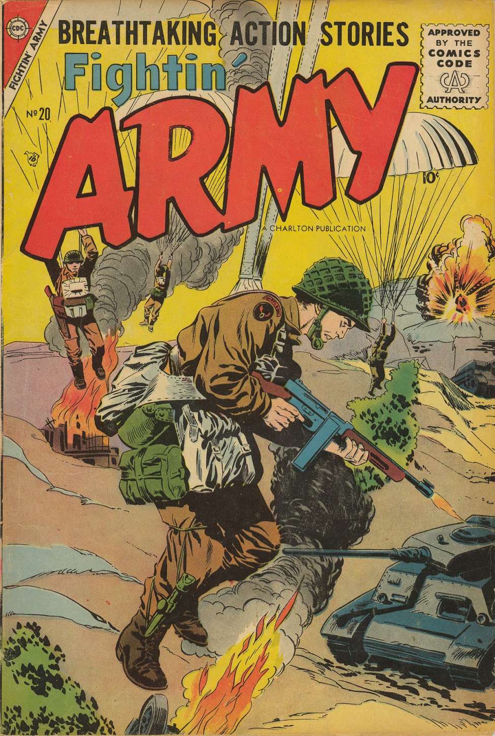 Comic Book Cover For Fightin' Army 20