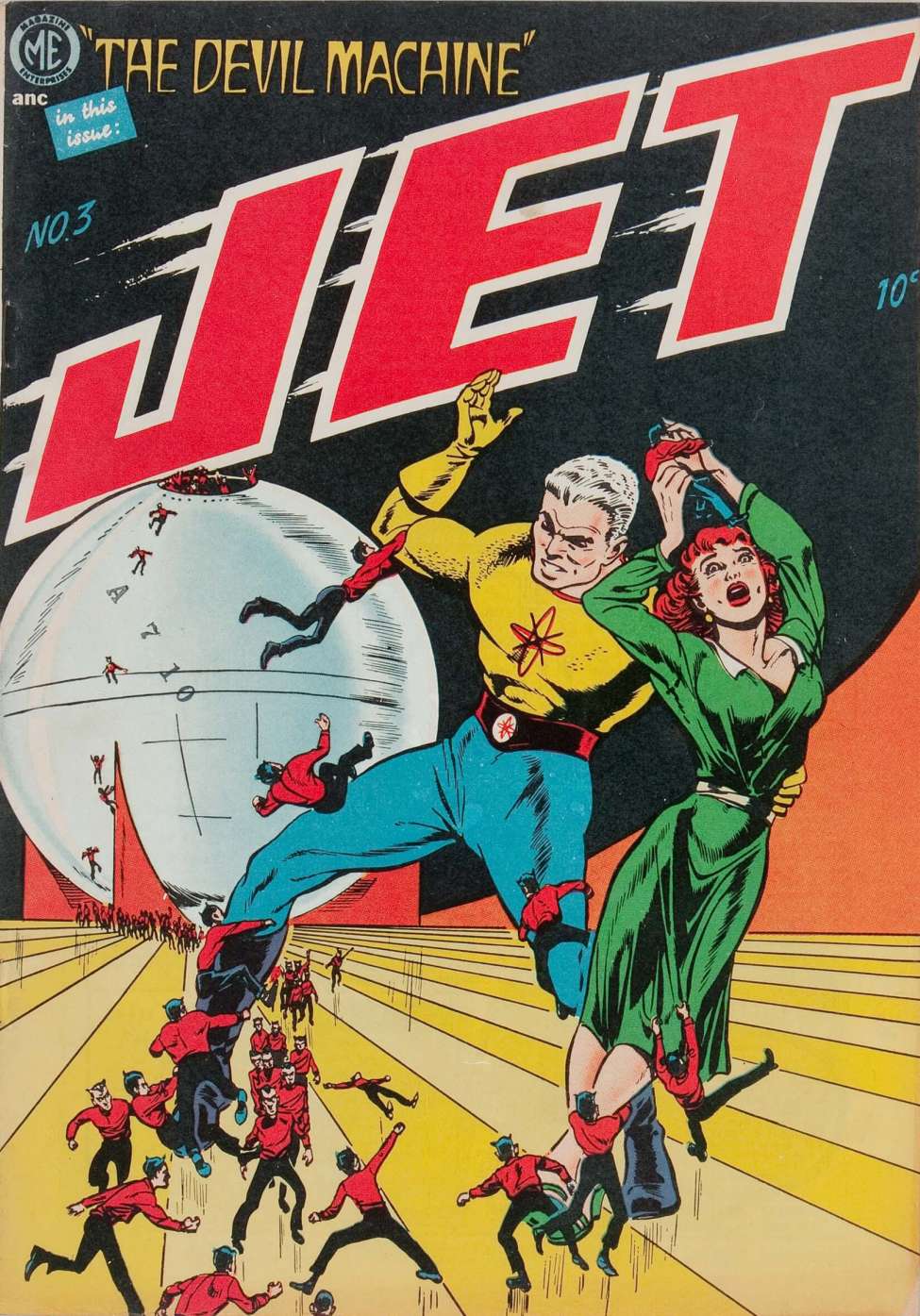Book Cover For A-1 Comics 35 - Jet Powers