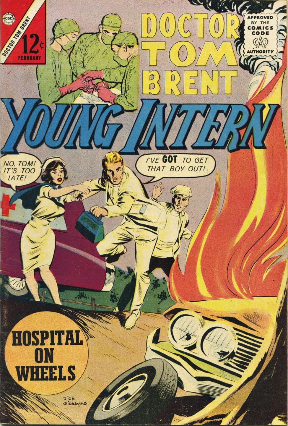 Book Cover For Doctor Tom Brent, Young Intern 1