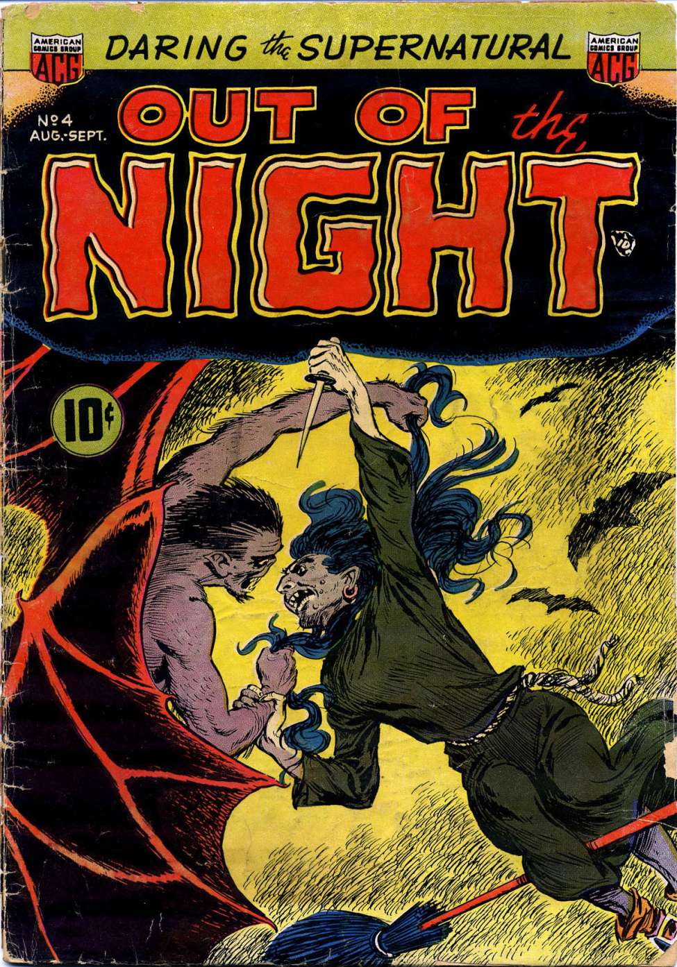 Comic Book Cover For Out of the Night 4