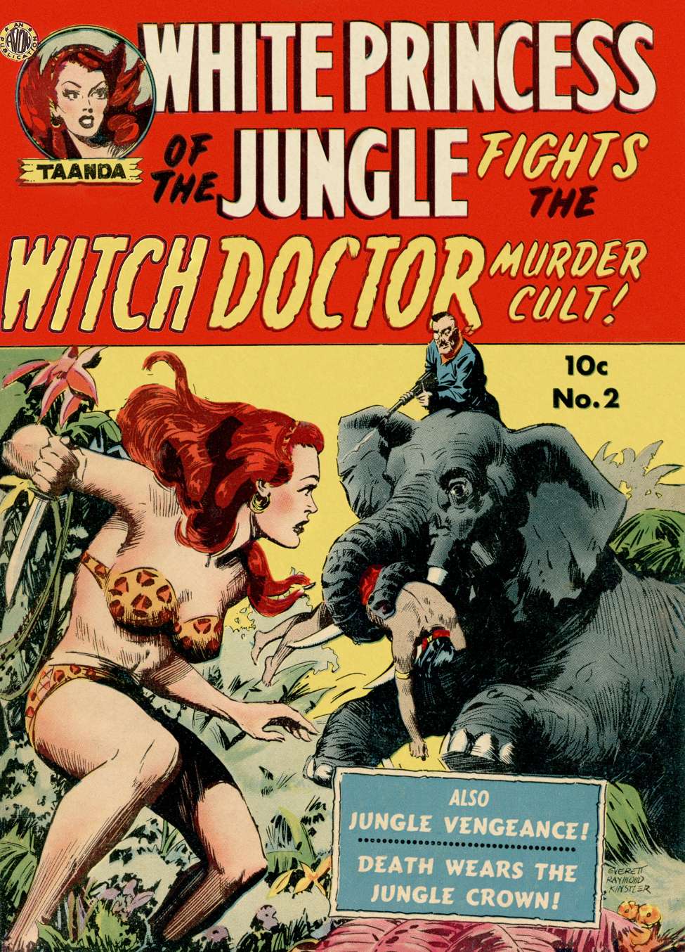 Comic Book Cover For White Princess of the Jungle 2