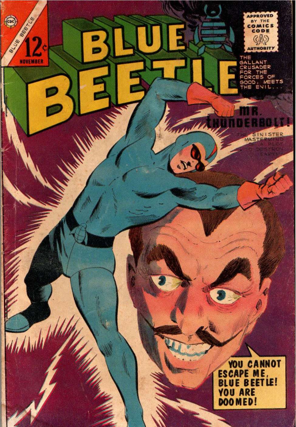 Comic Book Cover For Blue Beetle (1964) 3