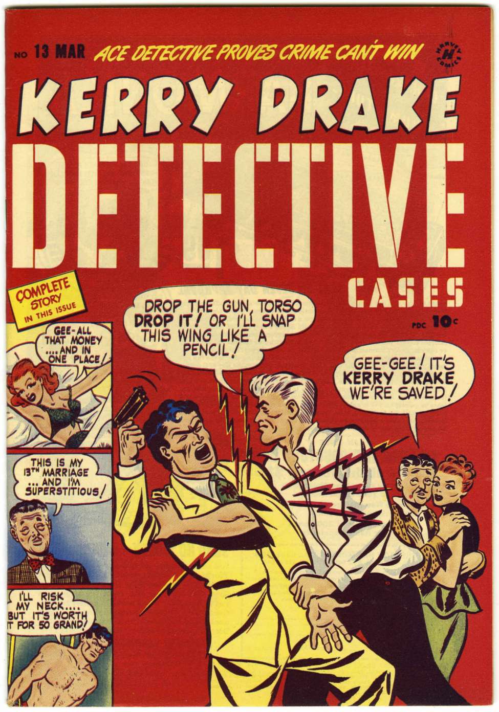 Comic Book Cover For Kerry Drake Detective Cases 13