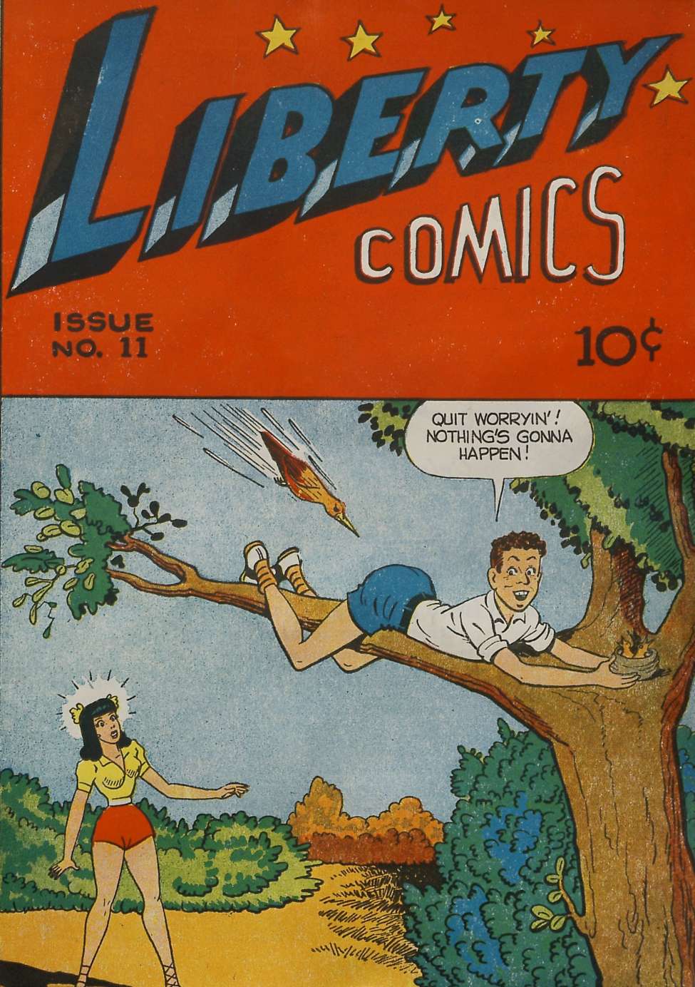 Comic Book Cover For Liberty Comics 11
