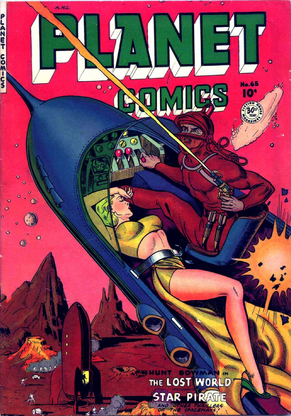 Comic Book Cover For Planet Comics 65