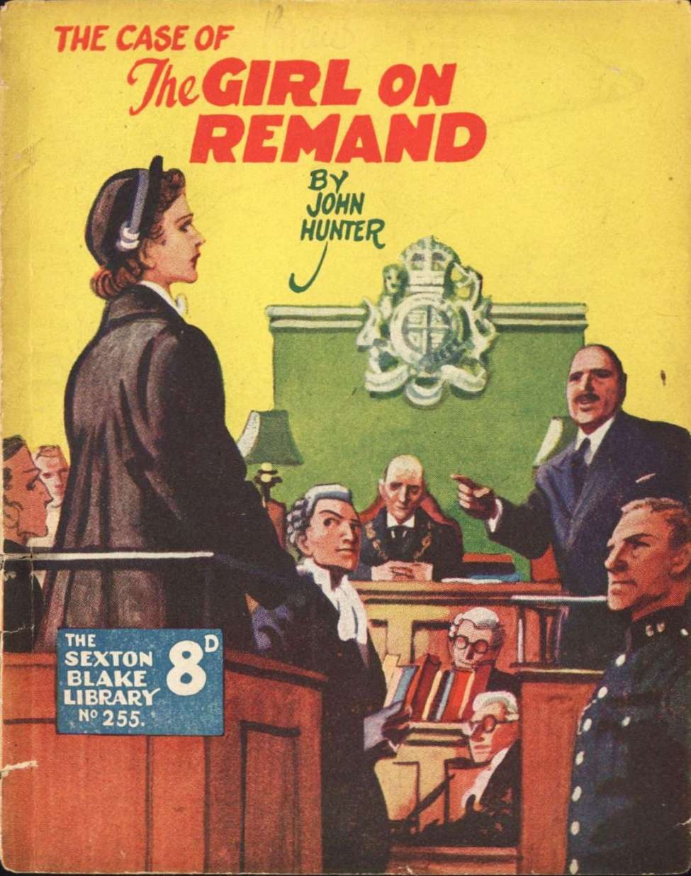 Book Cover For Sexton Blake Library S3 255 - The Case of the Girl on Remand