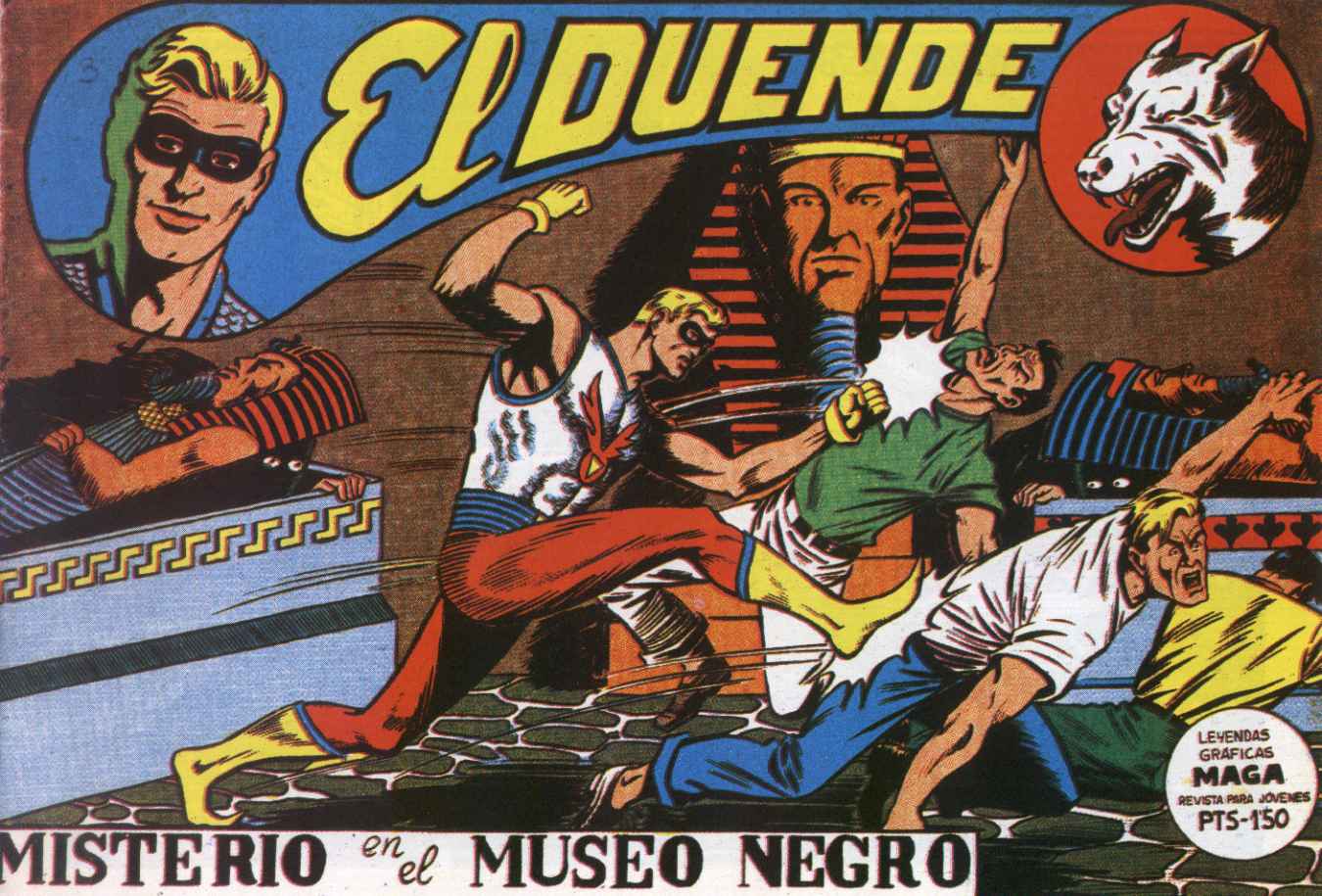 Comic Book Cover For El Duende 3 - Misterio en el museo negro