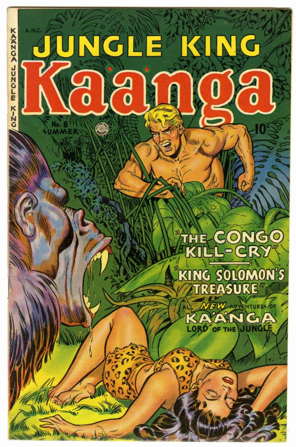 Comic Book Cover For Kaänga Comics 8