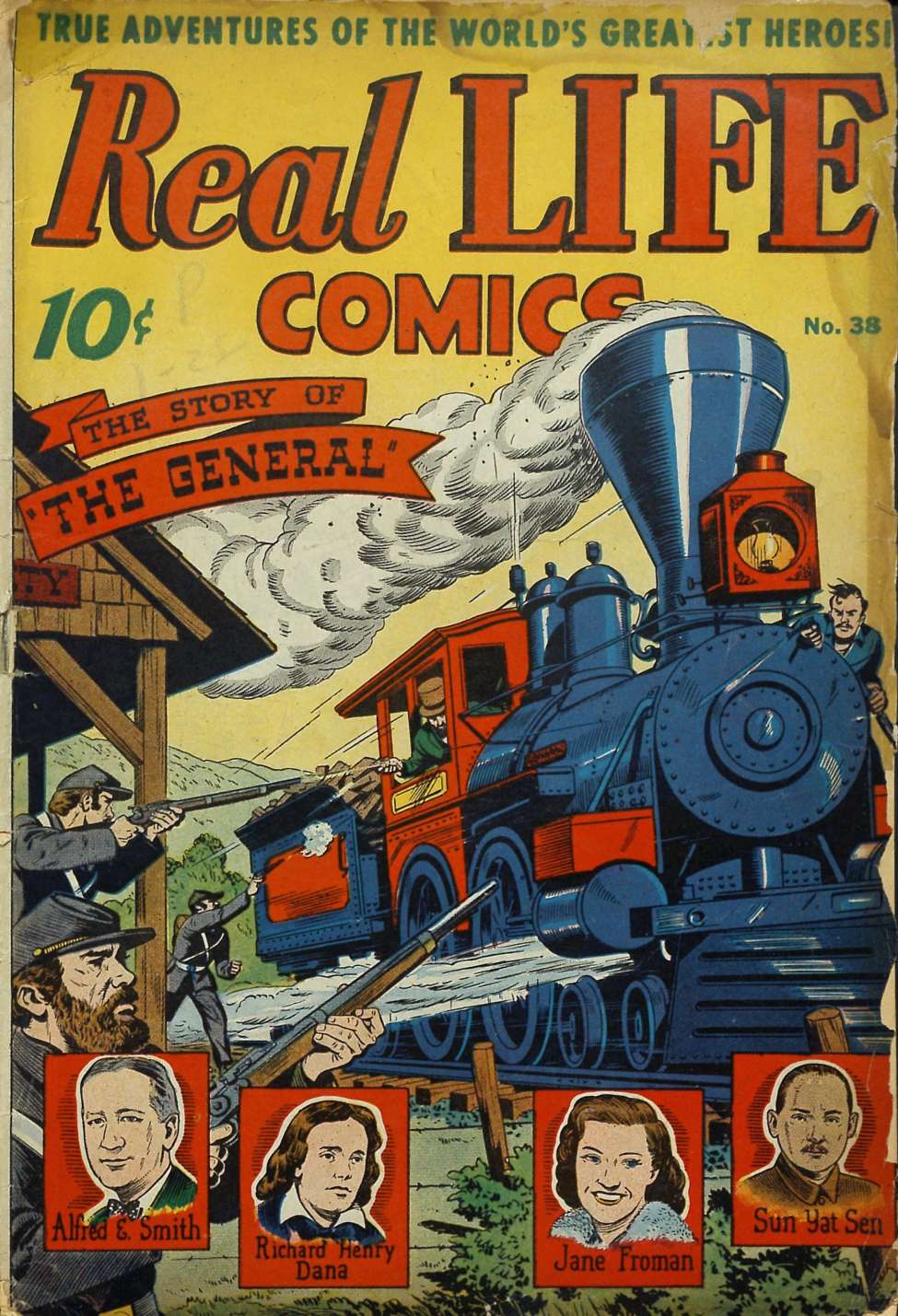Comic Book Cover For Real Life Comics 38