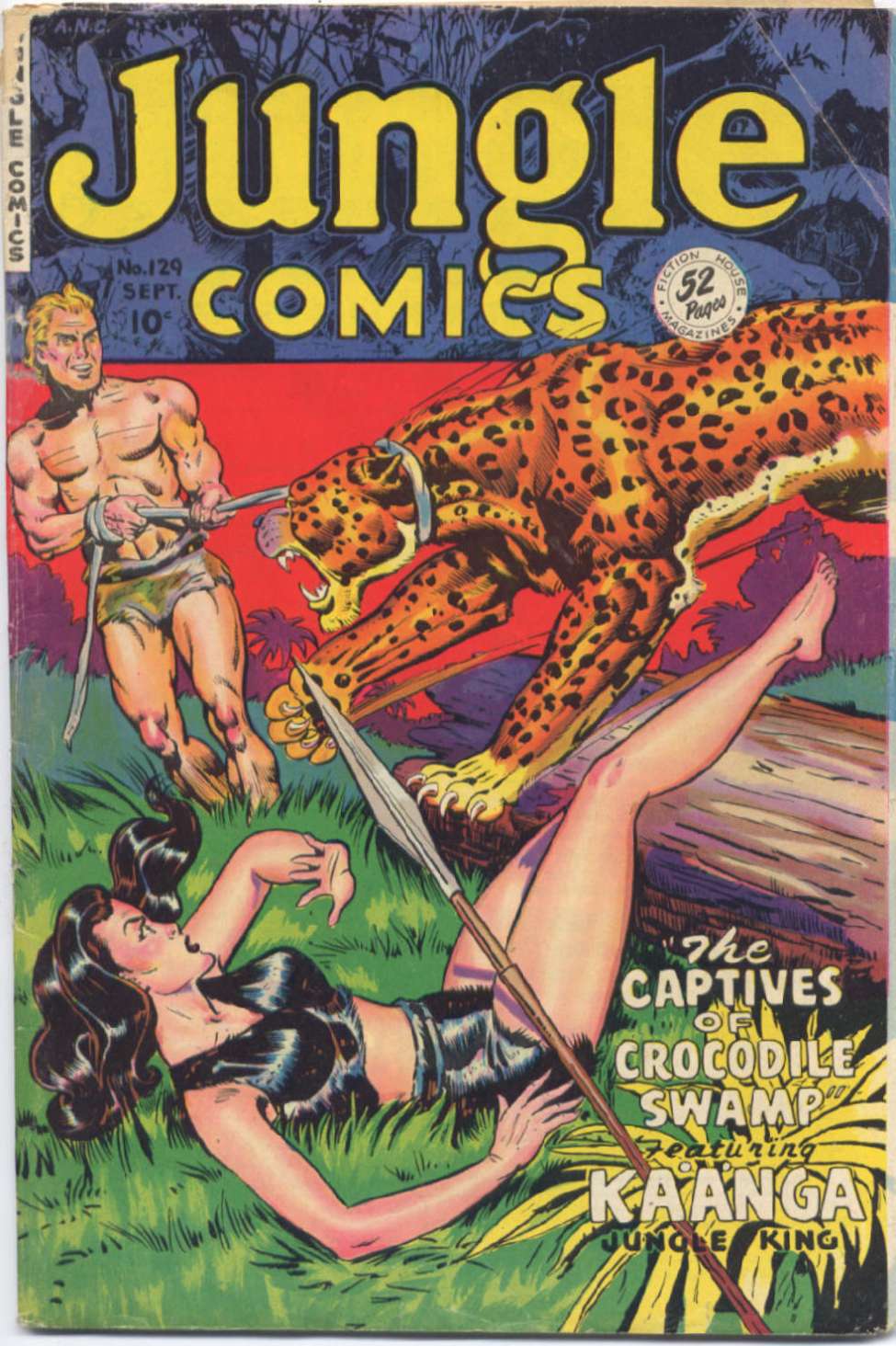 Comic Book Cover For Jungle Comics 129