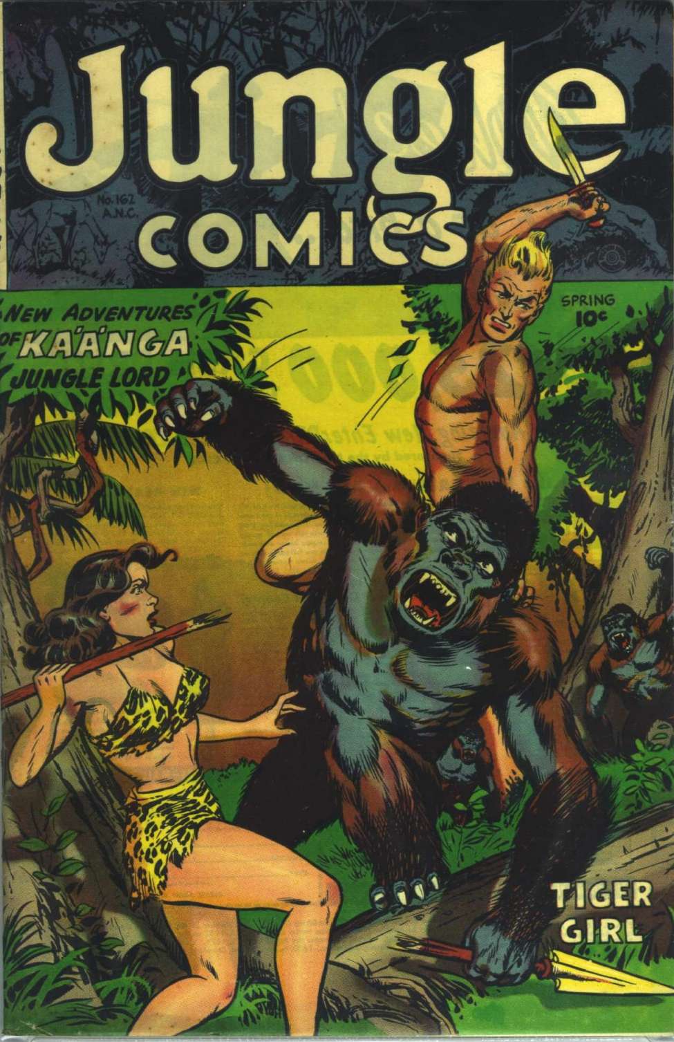 Comic Book Cover For Jungle Comics 162