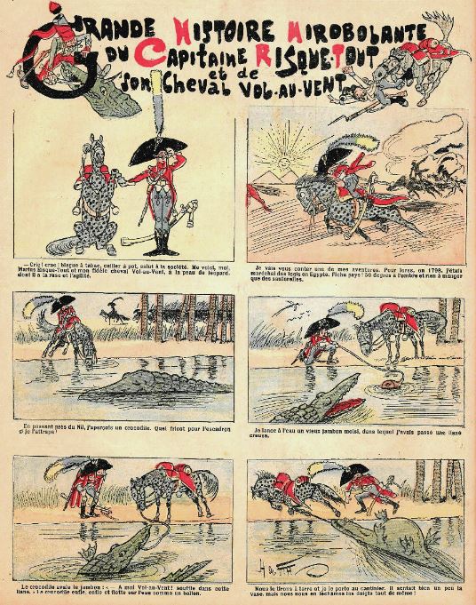 Comic Book Cover For Grande Histoire Mirobolante du Capitaine Risquetout