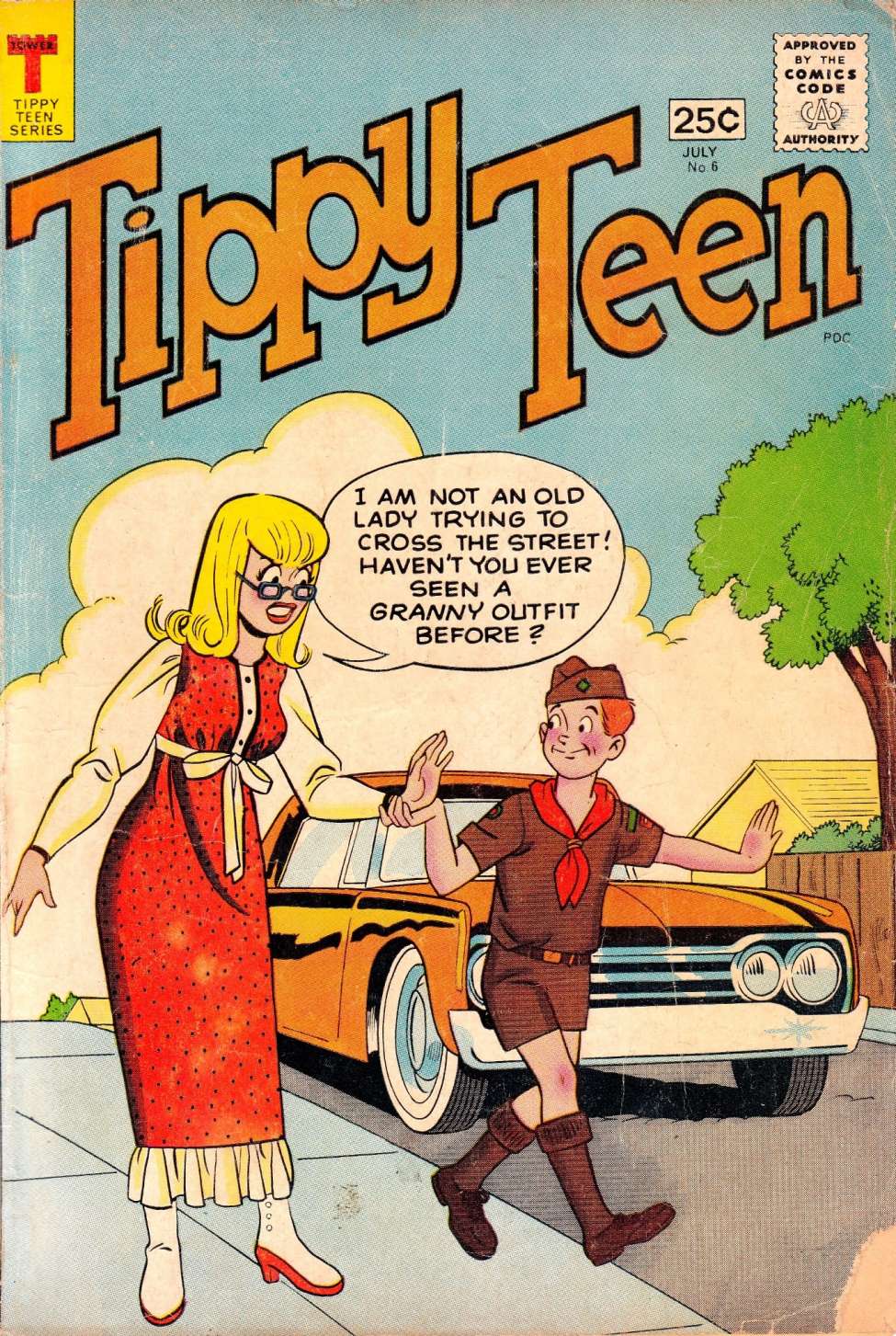 Comic Book Cover For Tippy Teen 6