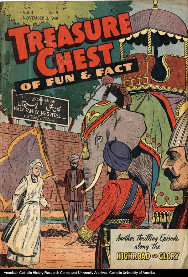 Comic Book Cover For Treasure Chest of Fun and Fact v4 5