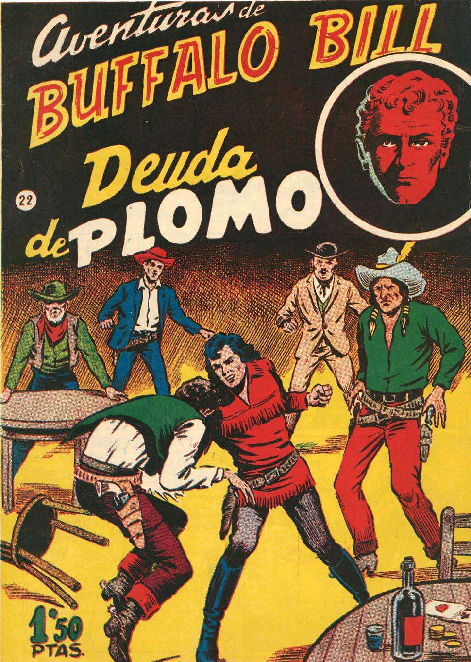 Comic Book Cover For Aventuras de Buffalo Bill 22 Deuda de plomo