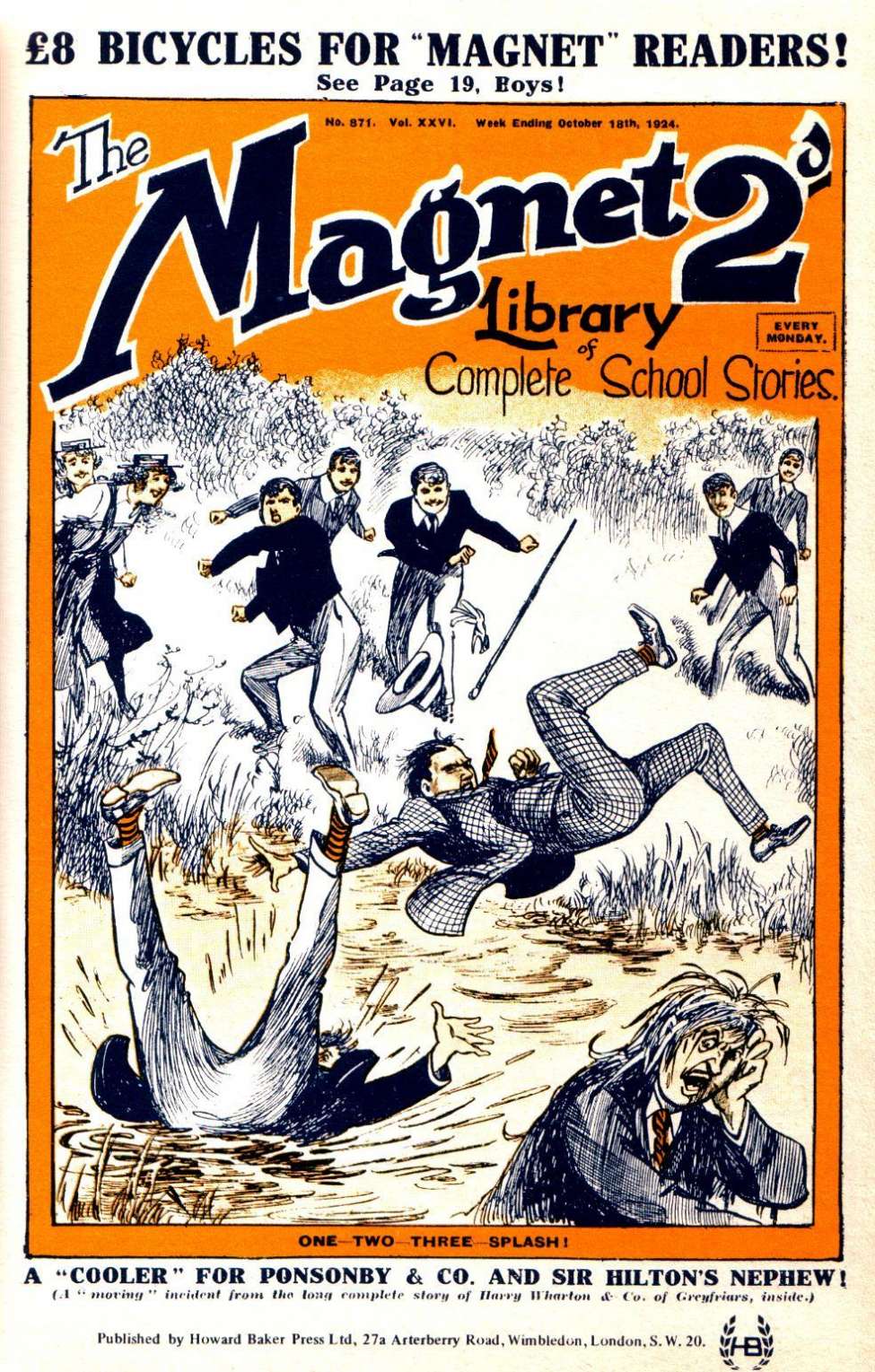 Comic Book Cover For The Magnet 871 - Sir Hilton's Nephew