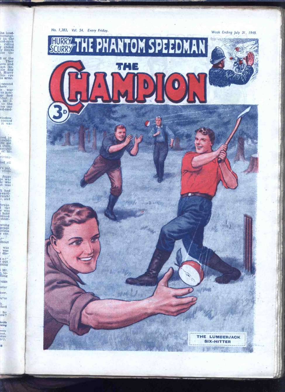 Comic Book Cover For The Champion 1383