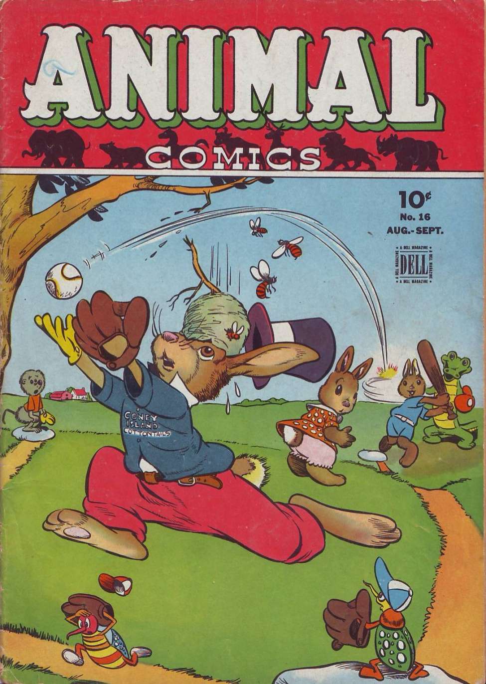 Comic Book Cover For Animal Comics 16