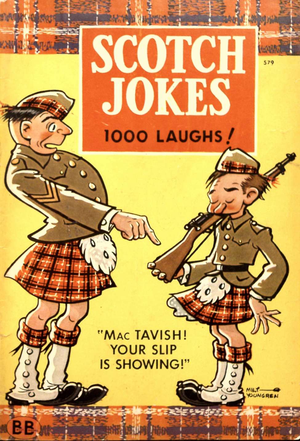 Comic Book Cover For Best Books 579 - Scotch Jokes