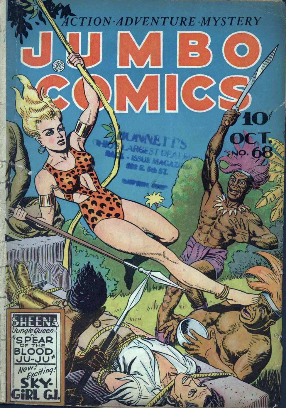 Comic Book Cover For Jumbo Comics 68