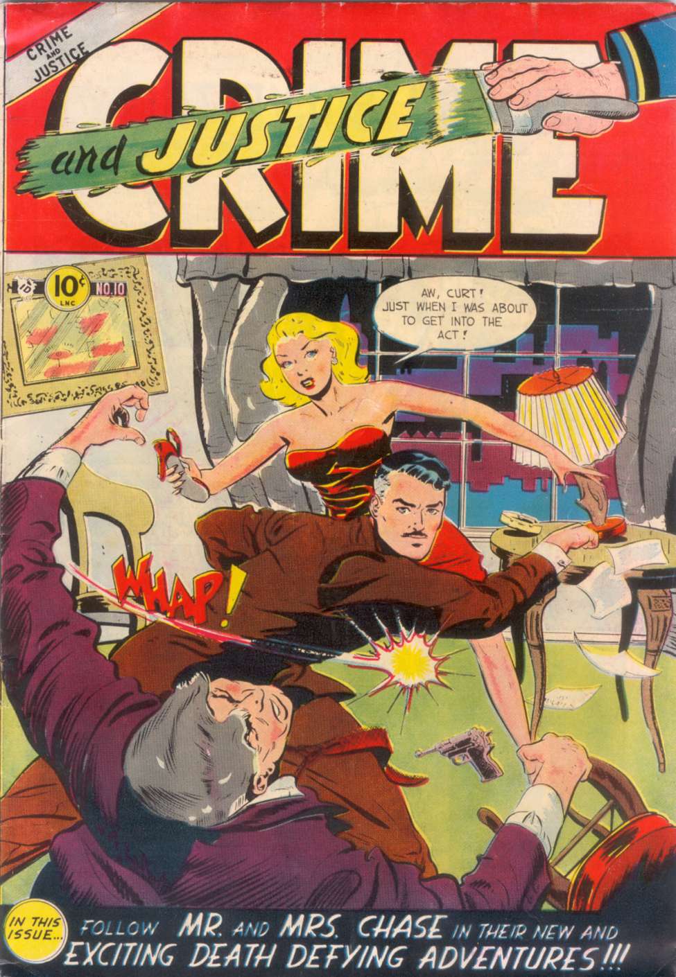 Comic Book Cover For Crime And Justice 10