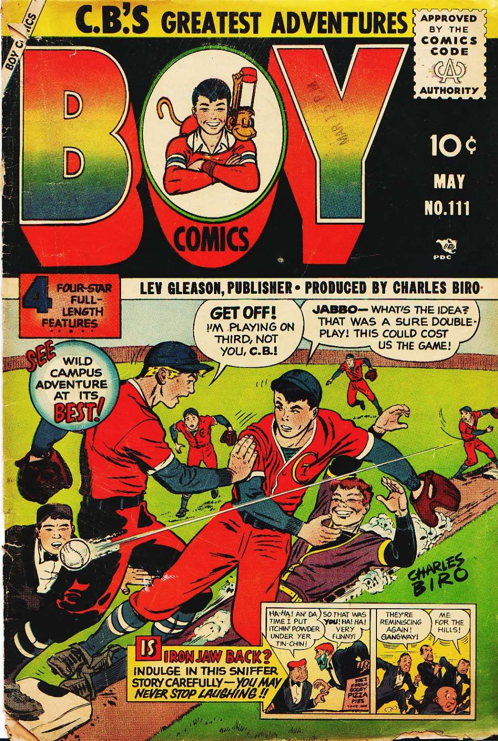 Comic Book Cover For Boy Comics 111