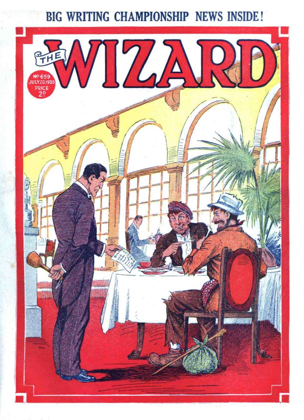 Book Cover For The Wizard 659