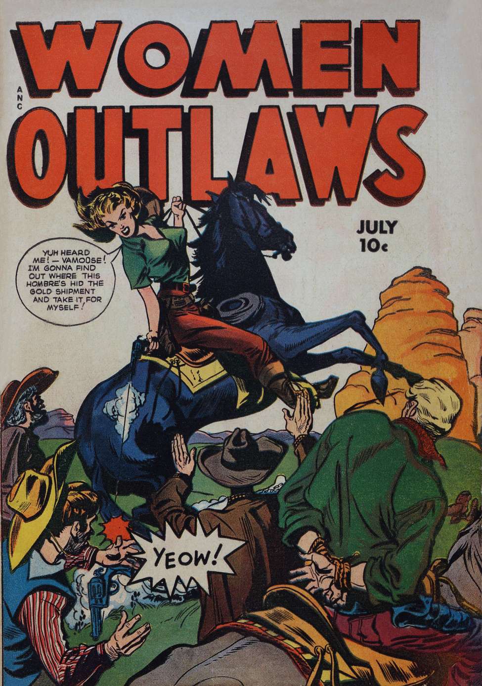 Book Cover For Women Outlaws 7 (inc)