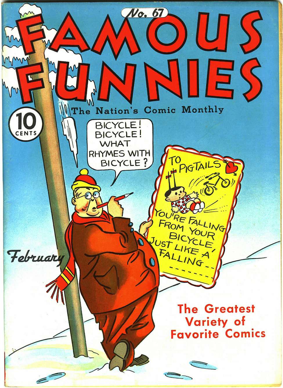 Comic Book Cover For Famous Funnies 67