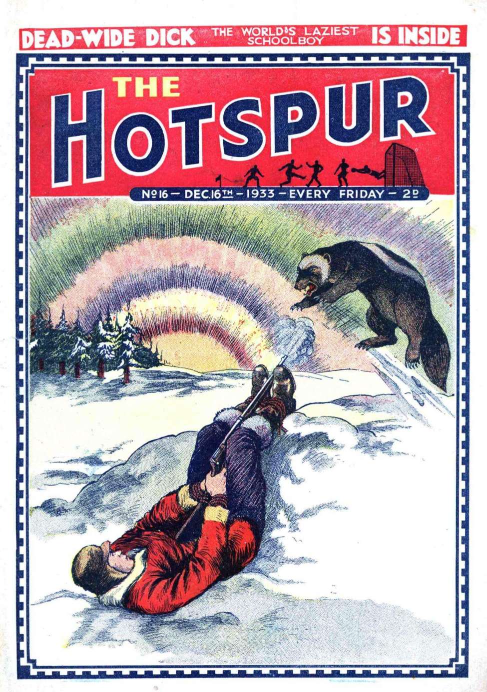 Comic Book Cover For The Hotspur 16
