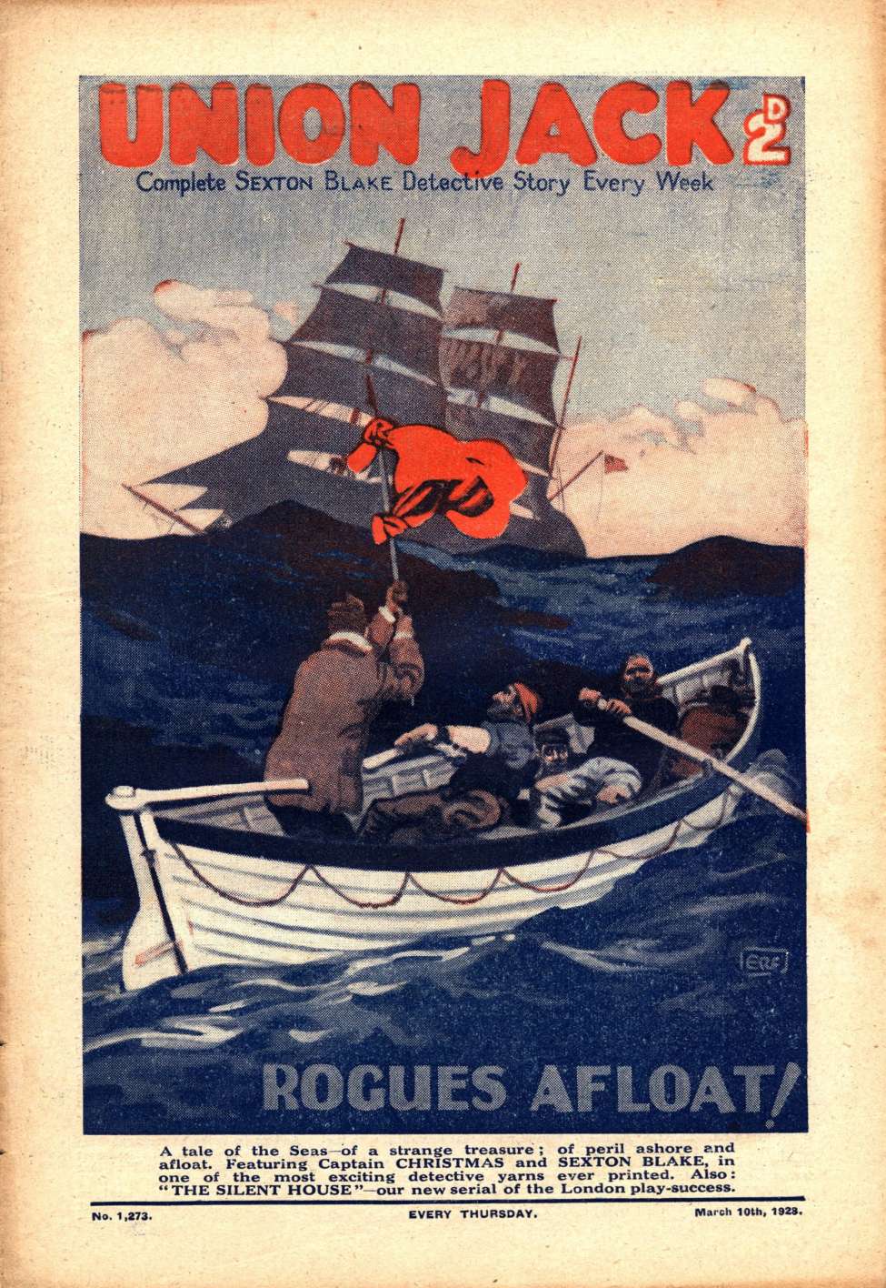 Book Cover For The Union Jack 1273 - Rogues Afloat