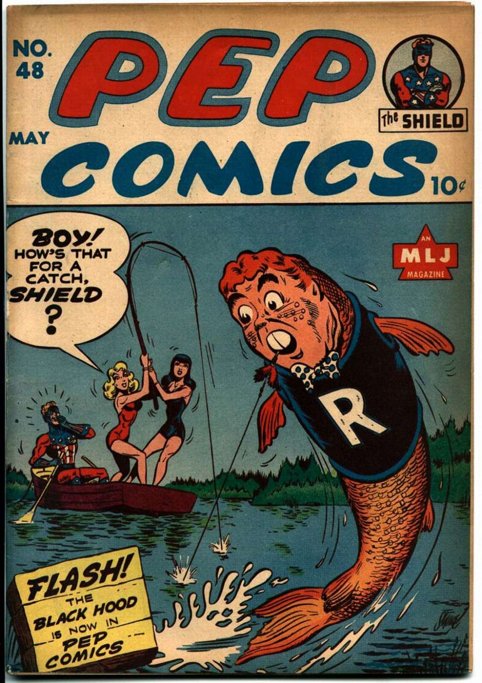 Book Cover For Pep Comics 48