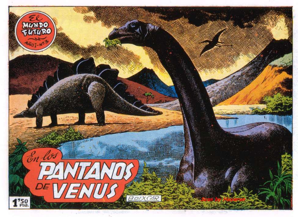 Comic Book Cover For Mundo Futuro 3 En Los Pantanos de Venus