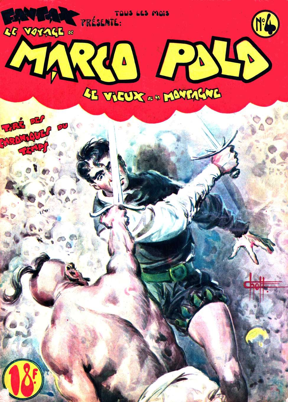 Comic Book Cover For Marco Polo 4 - Vieux de la Montagne