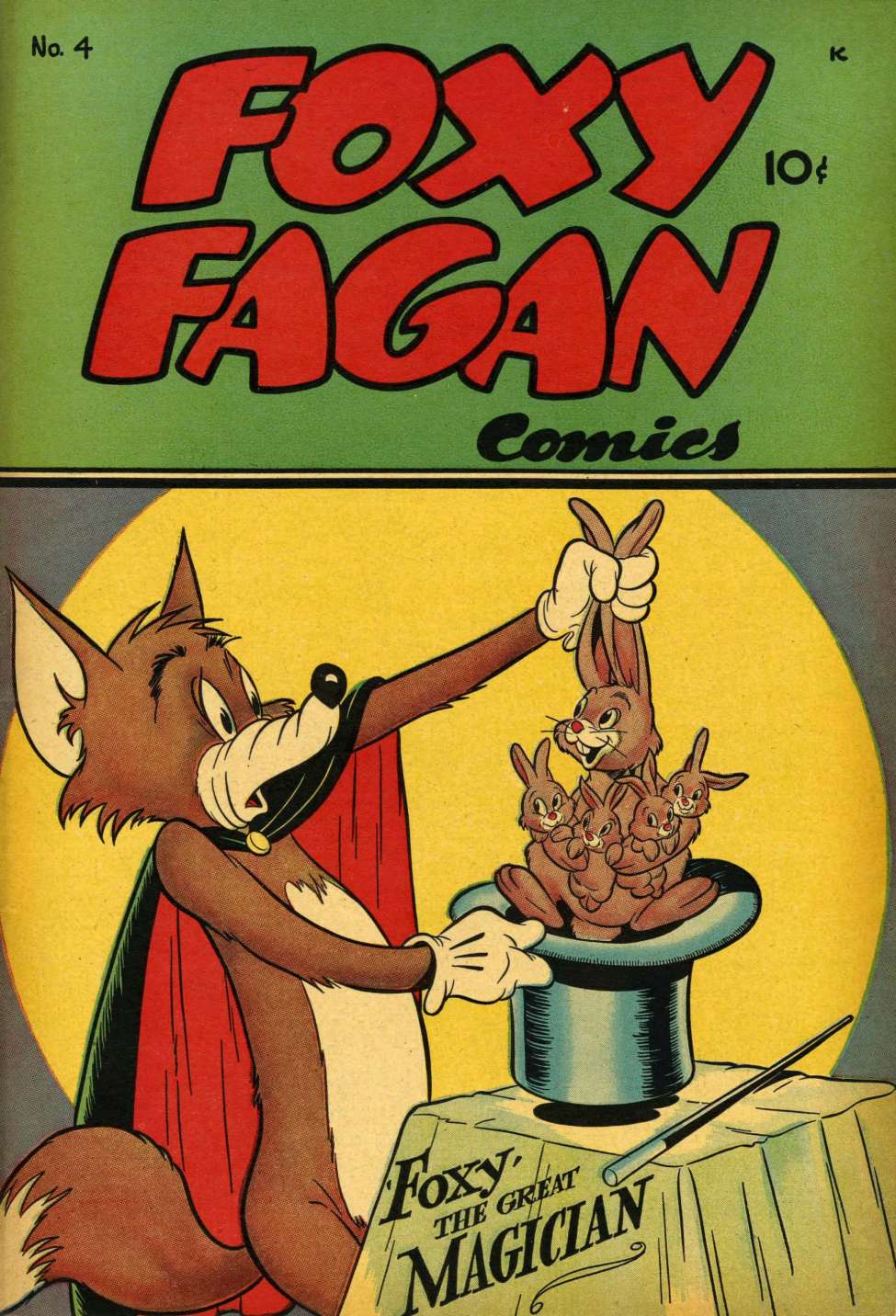Comic Book Cover For Foxy Fagan Comics 4