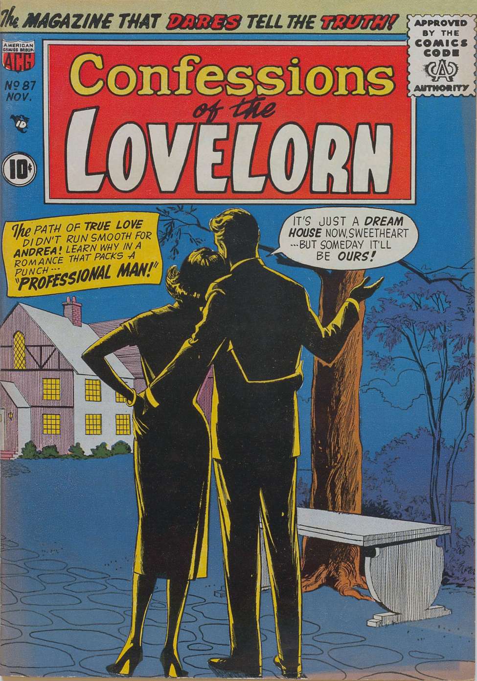 Comic Book Cover For Confessions of the Lovelorn 87