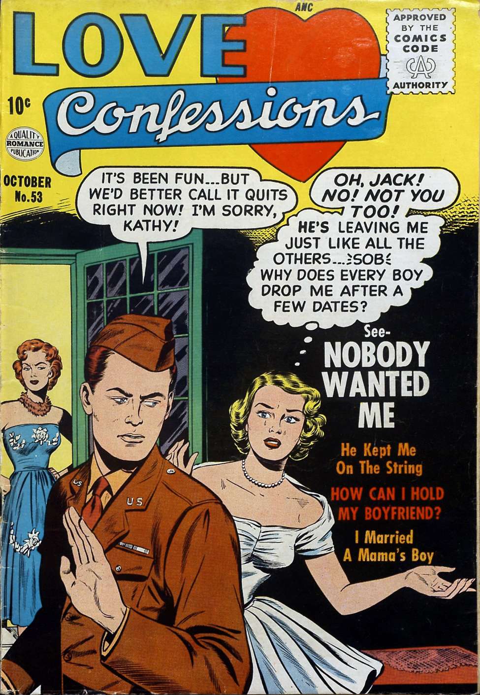 Comic Book Cover For Love Confessions 53