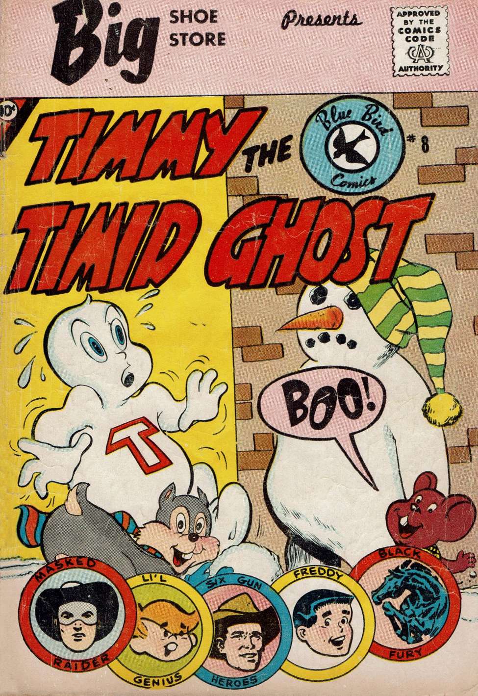 Book Cover For Timmy the Timid Ghost 8 (Blue Bird)