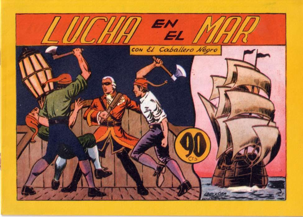 Book Cover For El Caballero Negro 7 - Lucha en el mar