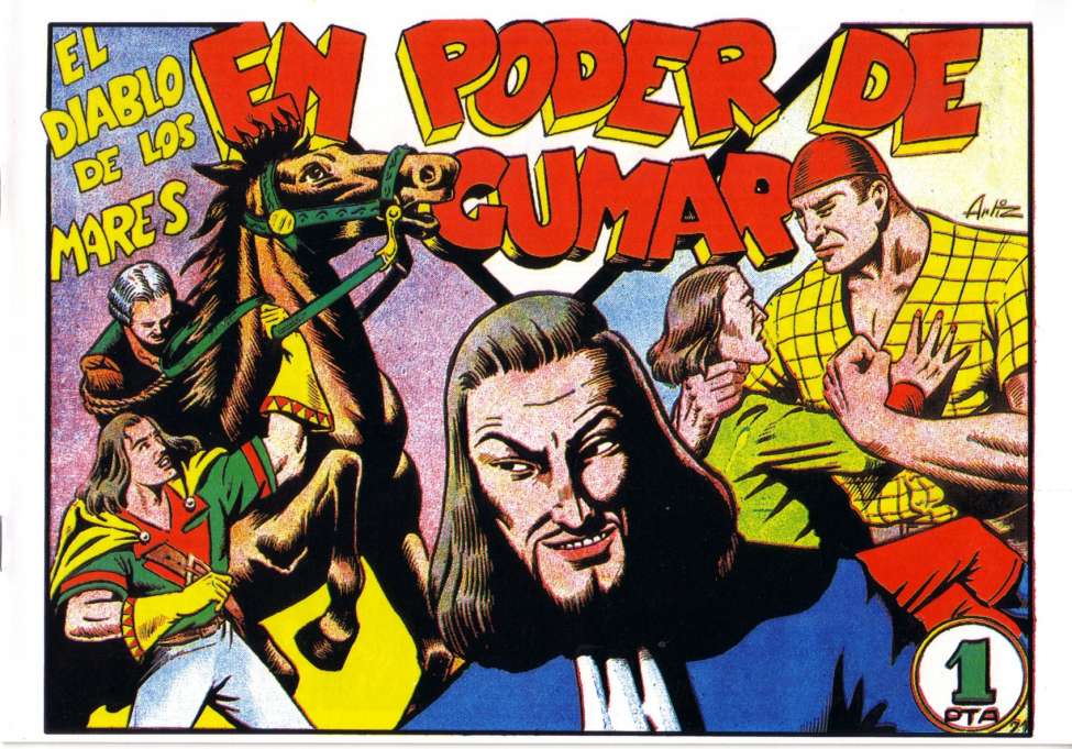 Comic Book Cover For El Diablo de los Mares 21 - En Poder de Gumar