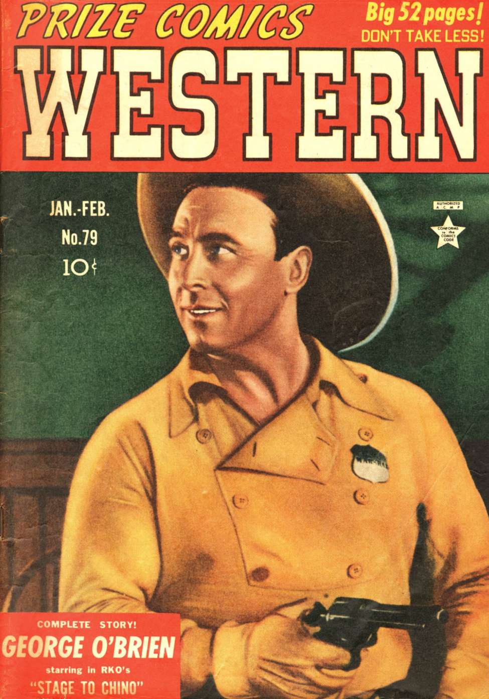Comic Book Cover For Prize Comics Western 79