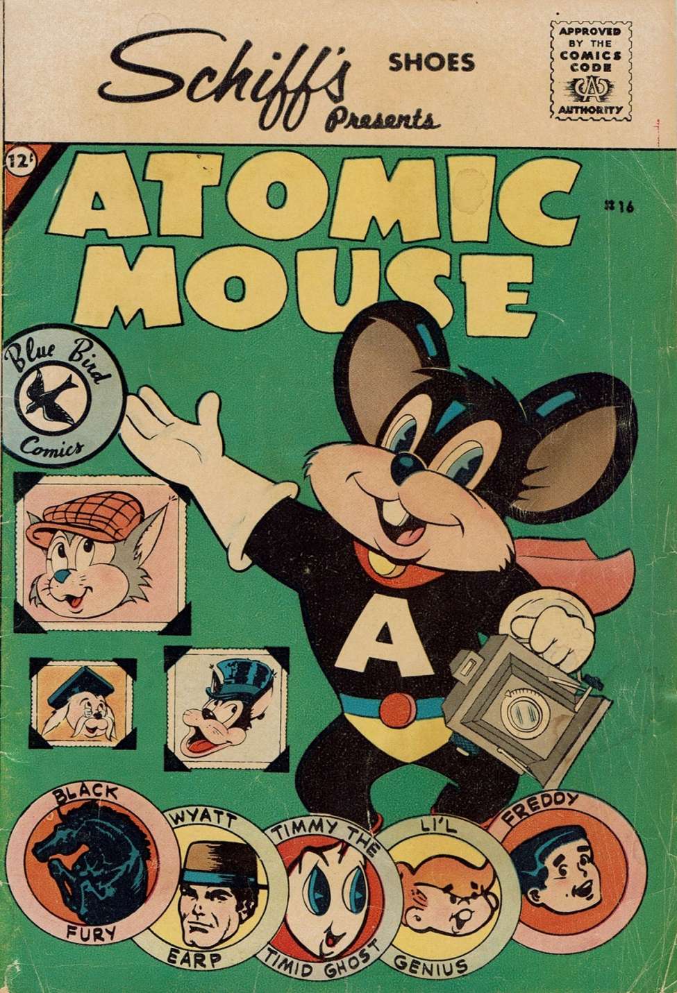 Book Cover For Atomic Mouse 16 (Blue Bird)