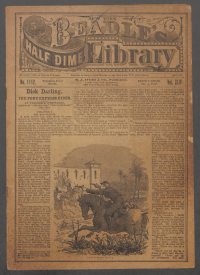 Large Thumbnail For Beadle's Half Dime Library 1112 - Dick Darling, the Pony Express Rider